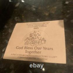 Precious Moments God Bless Our Years Together Commemorative Figurine #12440