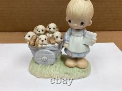 Precious Moments God Loveth A Cheerful Giver 1977 Not Original Box