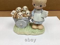 Precious Moments God Loveth A Cheerful Giver 1977 Not Original Box