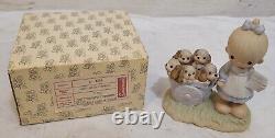 Precious Moments God Loveth A Cheerful Giver 1977 Original Box Label Enescoware