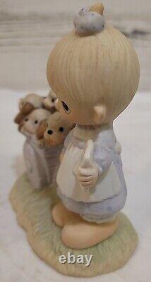 Precious Moments God Loveth A Cheerful Giver 1977 Original Box Label Enescoware