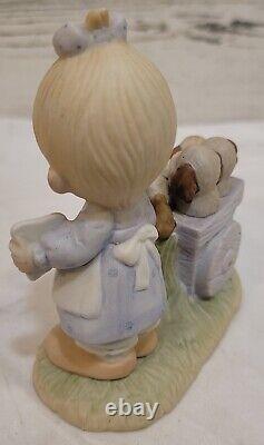 Precious Moments God Loveth A Cheerful Giver 1977 Original Box Label Enescoware