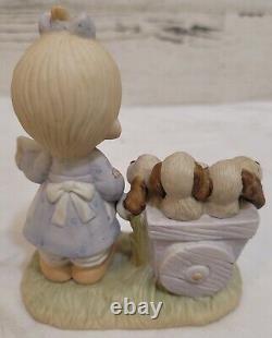 Precious Moments God Loveth A Cheerful Giver 1977 Original Box Label Enescoware