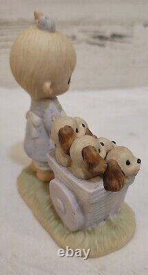 Precious Moments God Loveth A Cheerful Giver 1977 Original Box Label Enescoware