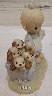 Precious Moments God Loveth A Cheerful Giver 1977 Original Box Label Enescoware