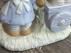 Precious Moments God Loveth A Cheerful Giver (Free Puppies) Figurine Retired