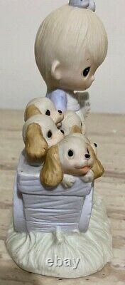 Precious Moments God Loveth a Cheerful Giver Figurine © 1977 Vintage Original 21