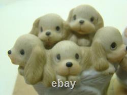 Precious Moments God Loveth a Cheerful Giver Free Puppies Sign 1977 Rare Retired