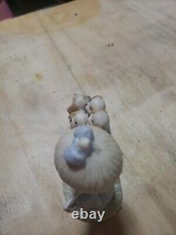 Precious Moments God Loveth a Cheerful Giver Free Puppies Sign 1977 Rare Retired