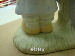 Precious Moments God Loveth a Cheerful Giver Free Puppies Sign 1977 Rare Retired