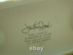 Precious Moments God Loveth a Cheerful Giver Free Puppies Sign 1977 Rare Retired