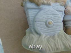 Precious Moments God Loveth a Cheerful Giver Free Puppies Sign 1977 Rare Retired