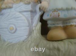 Precious Moments God Loveth a Cheerful Giver Free Puppies Sign 1977 Rare Retired