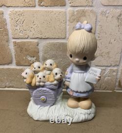 Precious Moments God Loveth a Cheerful Giver Signed & dated Original 21 Rare