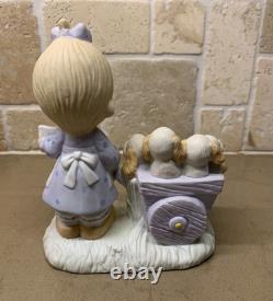 Precious Moments God Loveth a Cheerful Giver Signed & dated Original 21 Rare