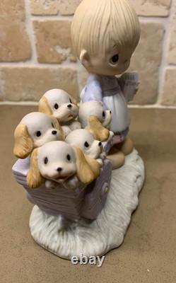 Precious Moments God Loveth a Cheerful Giver Signed & dated Original 21 Rare