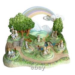 Precious Moments Goebel Fields of Friendship Diorama w Figurines 1st Ed 768-D