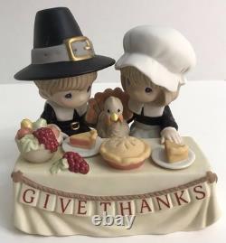 Precious Moments Grateful To Give Thanks With You 201034 Thanksgiving #/3000 NEW