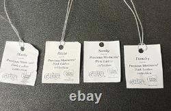 Precious Moments Grease Pink Ladies Six Piece Set! Hamilton No Box Or Certs