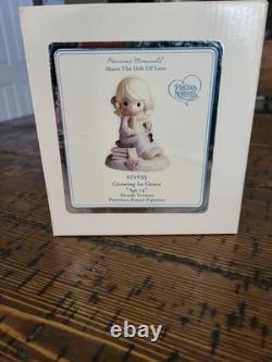 Precious Moments Growing In Grace Porceline Bisque Figurines Age 14, 15, 16