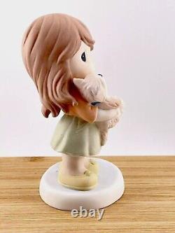 Precious Moments HAPPY TAILS TWO YOU 940027 Yorkies w Girl 2009 w Box Stamped SB