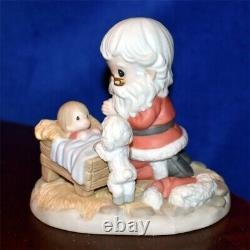 Precious Moments HOW GREAT THOU ART 111008 Santa Baby Jesus Christmas RARE