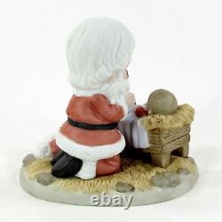 Precious Moments HOW GREAT THOU ART 5 Figurine Santa Baby Jesus Nativity 111008