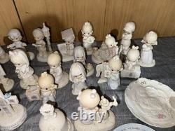 Precious Moments HUGE mixed lot Bells Cups Tea Set Plates Figurines