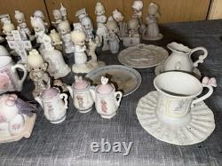 Precious Moments HUGE mixed lot Bells Cups Tea Set Plates Figurines