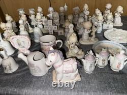 Precious Moments HUGE mixed lot Bells Cups Tea Set Plates Figurines
