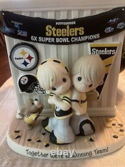Precious Moments Hamilton Collection 2015 Steelers Together We'reA Winning Team