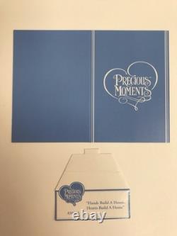 Precious Moments Hands Build A House, Hearts Build A Home #'d 98/5000 NEW 830016