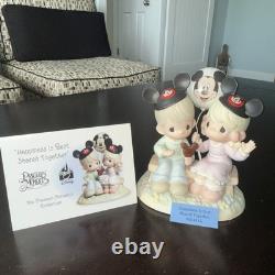 Precious Moments Happiness Is Best Shared Together 4004156 Disney Mickey Minnie