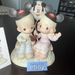 Precious Moments Happiness Is Best Shared Together 4004156 Disney Mickey Minnie
