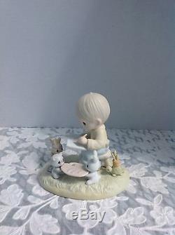Precious Moments He Is My Inspiration 523038 Rare, Retired, Unmarked