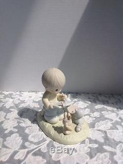 Precious Moments He Is My Inspiration 523038 Rare, Retired, Unmarked