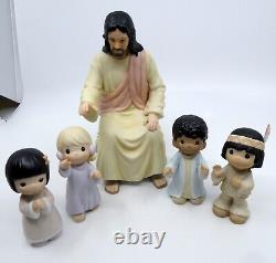 Precious Moments He Shall Lead Children Into 21st Century Figurine 127930A withBox