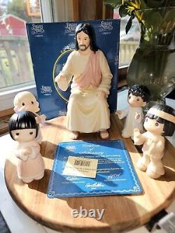 Precious Moments He Shall Lead Children Into 21st Century Figurine 127930A withBox