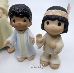 Precious Moments He Shall Lead Children Into 21st Century Figurine 127930A withBox