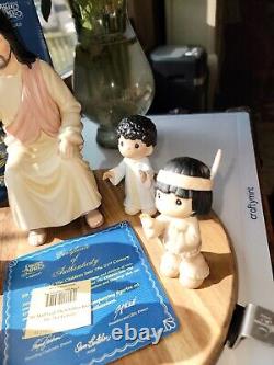 Precious Moments He Shall Lead Children Into 21st Century Figurine 127930A withBox