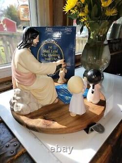 Precious Moments He Shall Lead Children Into 21st Century Figurine 127930A withBox