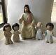 Precious Moments He Shall Lead The Children Jesus + 4children 2 Been Repaired