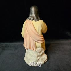 Precious Moments He Shall Lead The Children Jesus SIGNED by Original Trio EUC
