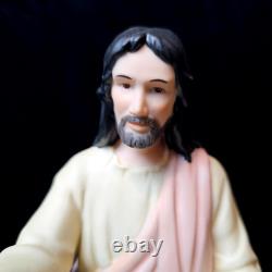 Precious Moments He Shall Lead The Children Jesus SIGNED by Original Trio EUC