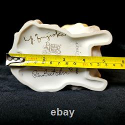 Precious Moments He Shall Lead The Children Jesus SIGNED by Original Trio EUC