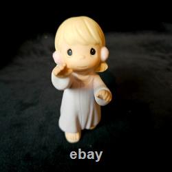 Precious Moments He Shall Lead The Children Jesus SIGNED by Original Trio EUC