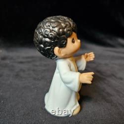 Precious Moments He Shall Lead The Children Jesus SIGNED by Original Trio EUC