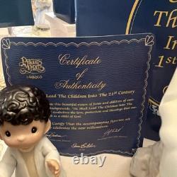 Precious Moments He Shall Lead the Children Into the 21st Century Figurine WithBox