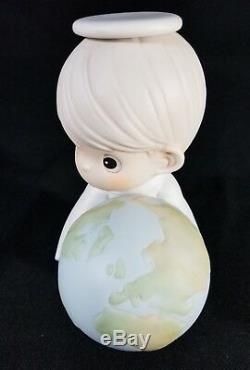 Precious Moments He's Got The Whole World In His Hand 8 1/2 LARGE #434 RARE