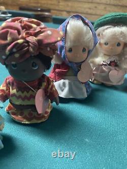 Precious Moments Hi Babies Enesco Vintage 1989 Lot 8 Dolls In All